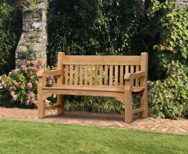 Teak Benches - Hand Carved By Nature Sign Design